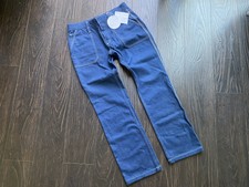 CHLOE Blue Jeans Ultramarine Boho Hippie Straight Denim Size 42 New with Tags