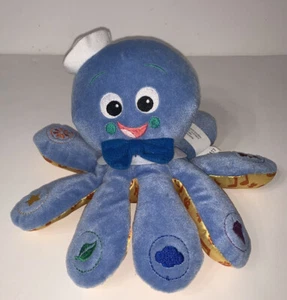 Baby Einstein Octopus Plush Sounds Three Languages French English Spanish Blue - Picture 1 of 6