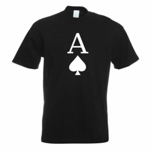 T-Shirt Pik Ass Avec Motif Imprimé Design Fun - Imagen 1 de 19