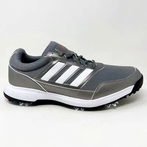 Adidas Tech Response 2.0 Iron White Scarlet Mens Wide Width Golf Shoes EE9420 - Picture 1 of 5