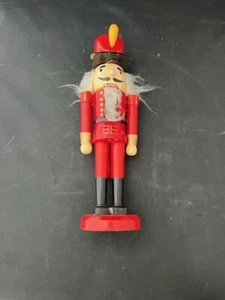 Soldier Classic Nutcracker Red Wood - Foto 1 di 3