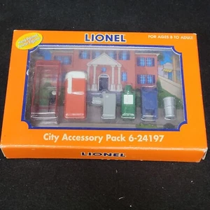 PACK DE ACCESORIOS CITY LIONEL 6-24197 de colección, para diseño de tren escala “0” nuevo en caja - Imagen 1 de 5