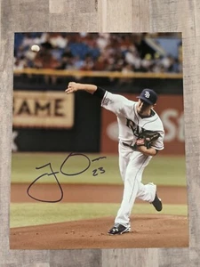 Jake Odorizzi Signed 8x10 Photo COA Tampa Bay Rays Twins Royals Astros - Picture 1 of 1