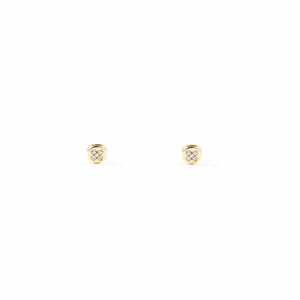 Pendientes Bebe Oro redondo primera postura (T2002P9K) - Imagen 1 de 5
