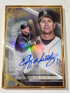 2021 Topps Gold Label Edgar Martinez Framed Auto #FA-EM