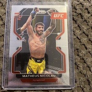 MATHEUS NICOLAU RC - 2022 Panini Prizm UFC Base Rookie Card #168