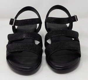 SAS Tripad Comfort Strappy Buckle Hook Loop Black Open Toe Sandal Size 6 M - Picture 1 of 20