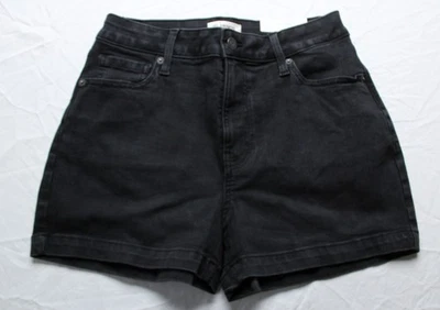 Pantalones cortos de mezclilla para mujer Maurices súper elásticos de tiro alto EJ3 negros talla 8 nuevos con etiquetas Foto 1 de 4