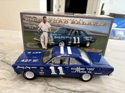 Ned Jarrett 1965 Ford Galaxie AUTOGRAPHED Nascar 1/24 Diecast University #11 - Image 1 of 4