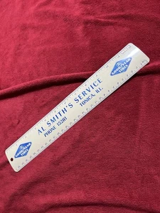 Vintage 1950’s Goodyear Metal Ruler, Al Smith’s Service in Tonica, IL.  Ph 152R1 - Picture 1 of 5