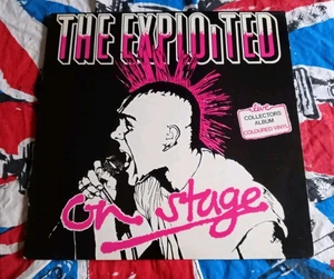 THE EXPLOITED 'Live On Stage' LTD Red Vinyl LP Sex Pistols SID VICIOUS Discharge - Picture 1 of 11