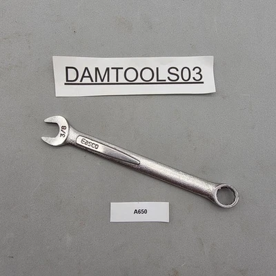 Easco Tools  3/8" 12 Point Combination Wrench 63112 USA - Image 1 of 4