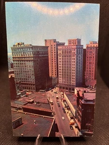 POSTCARD: Famous Five Points Atlanta Georgia X5 - Picture 1 of 2