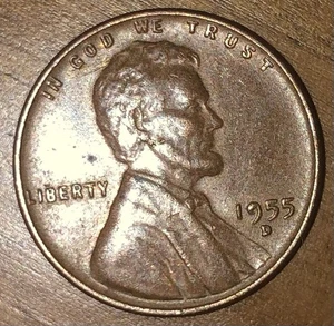 1955 D Penny Mint Error - Picture 1 of 6