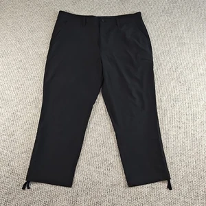 Pantaloni Eddie Bauer Hiking Capris donna 12 neri leggeri alta tecnologia outdoor - Foto 1 di 8