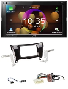JVC DAB MP3 2DIN Bluetooth USB Autoradio für Nissan X-Trail 2014-2022 Klavierlac - Bild 1 von 10