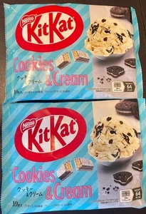 Nestle Japan Cookies & Cream KitKats! 2 Bags, 20 Total Pieces. - Picture 1 of 6