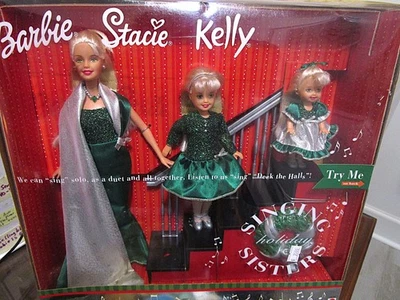 Vintage Barbie:  2000 Holiday Singing Sisters Mattel Barbie Stacie Kelly - image 1 of 4