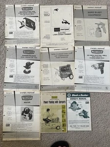Lot Vintage SEARS HANDWERKER ANLEITUNG BETRIEBSANLEITUNGEN - Bild 1 von 1