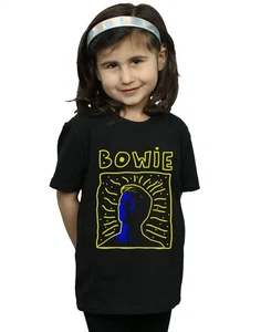 David Bowie Girls 90s Frame T-Shirt Black 12-13 years - Picture 1 of 3