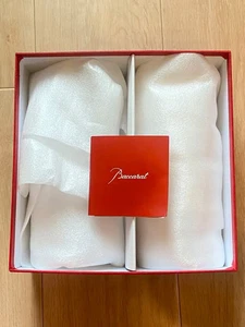 Baccarat Vega Pair Wine Glass Goblet Top Bowl Diameter with BOX New - Picture 1 of 4