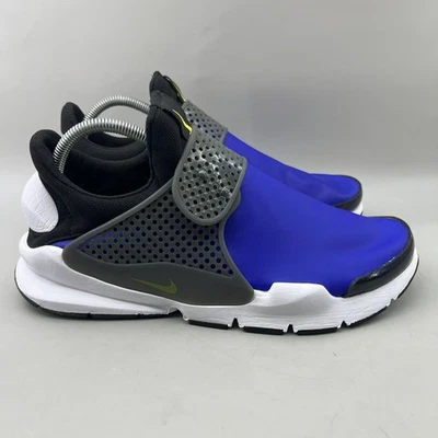 Tênis de corrida Nike Sock Dart SE masculino tamanho 10 azul preto alça confortável - Imagem 1 de 4