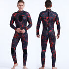 Mens Spearfishing 3Mm Wetsuits Camouflage Neoprene One Piece Scuba Free Diving