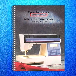 HUSQVARNA VIKING MODEL 400 500 User Manual Operation Guide WIRE BOUND FULL COLOR - Picture 1 of 5