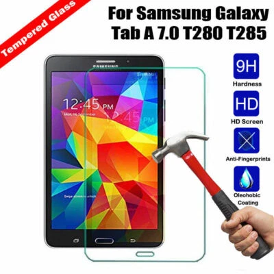 2Pcs For Samsung Galaxy Tab 3 4 A S E S2 S3 Tempered Glass Screen Protector Film - Image 1 of 4