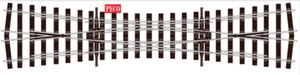 SL-U1190 Peco OO Scale Code 75 Bullhead Double Slip (12 Winkel) - Bild 1 von 1