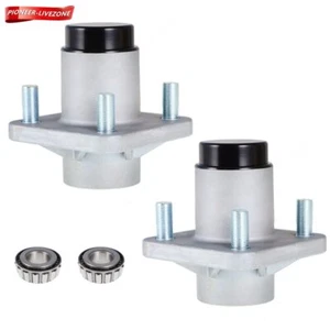 2× Front Wheel Hub Kit Bearings Seals Models For Club Car DS Golf Cart 1982-2002 - Picture 1 of 9