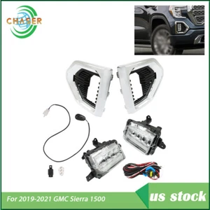 Left+Driver Side For GMC Sierra 1500 AT4/Denali/SLT 2019-2021 Fog Light Assembly - Bild 1 von 12
