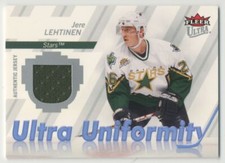 Jere Lehtinen 2007-08 Fleer Ultra Uniformity Jersey PATCH #U-JL Dallas Stars