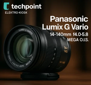 📸 Panasonic Lumix G Vario 14-140mm 4.0-5.8 ASPH. Mega O.I.S. Objektiv ❌ DEFEKT - Bild 1 von 24
