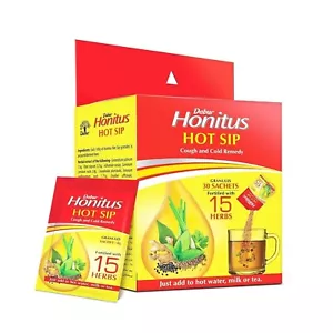 Dabur Honitus Hot Sip - Pack of 30 Sachets ( 4gx30 )| 100% Ayurvedic Kadha - Picture 1 of 5