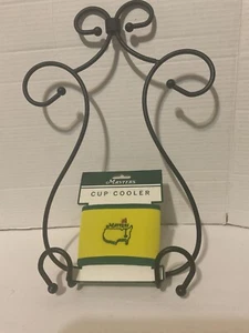 Masters Yellow Cup Cooler Koozie Augusta National Masters Golf Tournament New - Picture 1 of 3