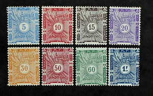Timbre SOMALIS Stamp - Yvert et Tellier Taxe n°1 à 8 Nsg (Col3) - Picture 1 of 1