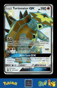 2019 Pokemon SM Hidden Fates SV52/SV94 Turtonator GX - Picture 1 of 3