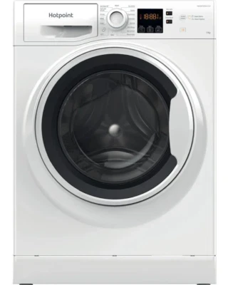 Hotpoint NSWA1146WW Super Silent Washing Machine 11kg, 1400 Spin, A rated Energy - Image 1 of 4