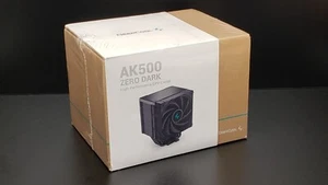 NEW Sealed DeepCool AK500 Zero Dark Fluid Bearing 120mm CPU Fan With Heatsink - Picture 1 of 4