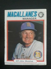 1977-78 Venezuelan Winter League Sticker Alex Monchak #227