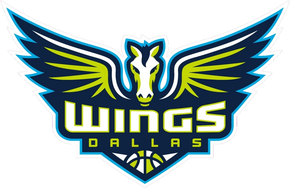 (NO ES UN PARCHE) Dallas Wings Mujer Baloncesto Transferencia de Calor Vinilo Hierro En HTV  Foto 1 de 1