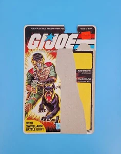 VINTAGE GI JOE MUTT JUNKYARD UNCUT FULL CARDBACK! PEACH FILE CARD 32-BACK WOW!🔥 - Picture 1 of 2