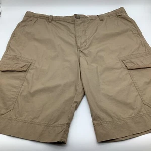 Converse One Star Mens Poplin Cargo Shorts Tan Size 40 NWT - Picture 1 of 9