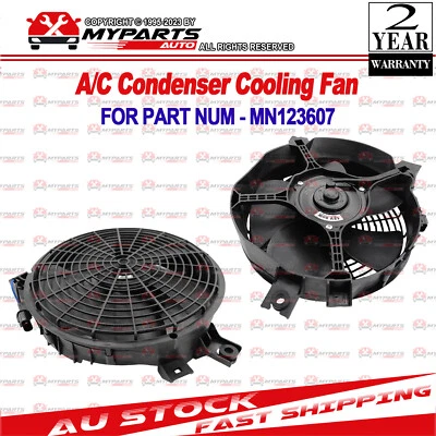 A/C Condenser Cooling Fan Assy MN123607 For Mitsubishi Pajero L200 EUR MMTH 1pcs - image 1 of 4