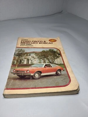 FORD PINTO & MERCURY BOBCAT, 1971-80, Shop Manual, CLYMER,  #A171 - Imagem 1 de 4