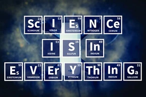 La scienza è tutto tavola periodica poster aula stampa motivazionale | 12x18 - Foto 1 di 1