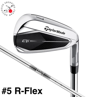 Taylormade Golf Qi Iron Club #5 R Flex N.S.PRO 820GH Steel Shaft Men Velvet Grip - Image 1 of 4