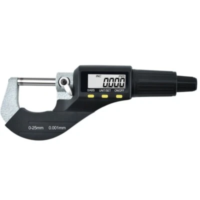 Digital Micrometer 0-25mm Electronic Digital Outside Micrometer 0.001mm V8R9 - Image 1 of 4
