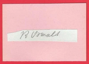 BERT OSWALD CORAZÓN DE MIDLOTHIAN FC 1924-1926 SHEFFIELD UTD RARO AUTÓGRAFO ORIGINAL - Imagen 1 de 1
